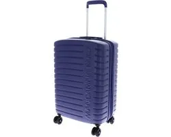 MANDARINA DUCK Flyduck Expandable Cabin Trolley Skipper Blue Paars 55cm