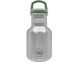 Smikkels - RVS Drinkfles Daily Basic - 350ml - Groen - 304 RVS (18/8) - Schoolbeker kind - Drinkbus school