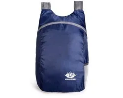 BukkitBow - Opvouwbare Rugtas 20L - Lichtgewicht & Waterdicht - Outdoor Backpack - Camping & Reizen - Donkerblauw