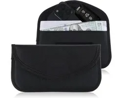 Allecto Plus - Faraday telefoonhoesje autosleutels RFID-blokkerende tas Anti-Tracking Wallet Case Signal Jammer