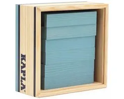 KAPLA - KAPLA Kleur - Constructiespeelgoed - Lichtblauw - 40 Plankjes