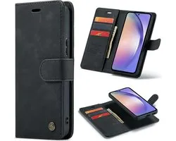Casemania Coque pour Google Pixel 7A Gris Anthracite - Book Case Magnétique 2 en 1