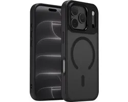 Coque My Case Zwart compatible avec iPhone 17 Pro et MagSafe – Fine, résistante et résistante aux chocs