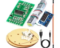 HX711 Weight Sensor Module, ADC Converter, Breakout Module, 5 kg, Portable Electronic Kitchen Scale with Weigh Display - ShopVlot