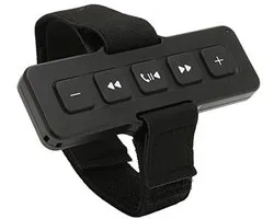 Bluetooth Media Button for Car, Audio Remote for IOS and Android Phones, Big Buttons, IPX4 Waterproof, Siri Assistant, Answering Calls, Control Music,