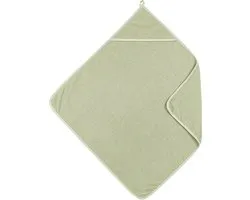 Meyco Baby Popcorn badcape - soft olive - 75x75cm