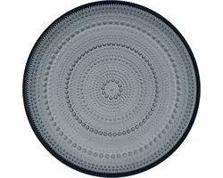 IITTALA - Kastehelmi - Assiette Plate 25cm Gris Foncé