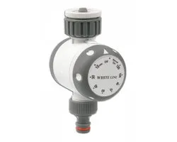 Bradas WHITE LINE Mechanische Watertimer - 1 inch & 3/4 inch - Kraantimer Tuinslang - Handmatige Irrigatie Timer