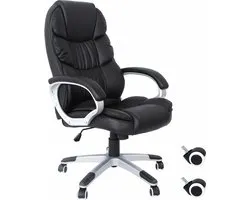 Chaise de bureau Songmics - Chaise d'ordinateur - Chaise de bureau avec rembourrage de luxe - Réglage de la hauteur OBG24B