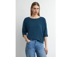 comma - female - Zachte batwing-trui van een katoenmix