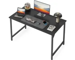 Bureau Zwart - Werkbureau - Computer Bureau - Industrieel & Modern - Monte - 100x50x75 cm