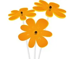 Cazador Del Sol Suncatchers Nea Ø080mm x 26cm Oranje Set3