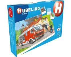 Hubelino Puzzle Pompiers Junior 26,5 X 18,2 Cm 35 Pièces