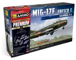 AMMO by Mig Jimenez Modelbouwpakket Militaire voertuigen - AMMO MIG 8514 Mig-17F Fresco C Shenyang J-5 - Premium Special Edition Plastic - 1:48 - Modelbouw