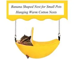 EPIN BV | Hamac Hamac | Banane | Lit de rongeur | Balançoire | Nest de rongeurs | Jouets de hamster