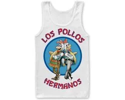 Breaking Bad Los Pollos Hermanos tanktop White