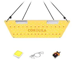 COKOLILA Full Spectrum 2000W LED Grow Lamp, Waterproof Plant Lamp, LED with 444 Pieces SMD LEDs, IR Grow Light for 8 x 7.5 m Indoor, Growing Seeds, Buds, Plants, Vegetables and Flowers