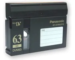 Panasonic AY-DVM63PQ 63 minuten Professionele Kwaliteit Mini-DV  / Digital video cassette
