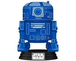 POP! Figures Star Wars R2-D2 (Blueprint) vinylfiguur 798 Unisex Funko Pop! - Neutraal - Standard