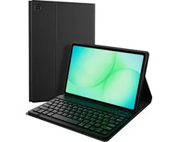 Accezz Tablet Toetsenbord Hoes - Geschikt voor Samsung Galaxy Tab A11 Plus - AZERTY Bluetooth Keyboard Bookcase