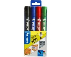 Pilot Perm Marker 100 Ass 4X