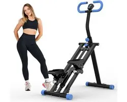 Stair Stepper- Instelbare Weerstand - Voor Thuisgebruik - Upgrade Trainingsapparaat - Ideaal Voor Thuisfitness - Zwart