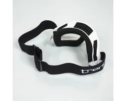 motorbril quad supermotard enduro cross trendy mtc01 wit transparant scherm