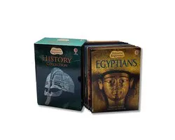 Usborne Beginners History 10 Books Collection Box Set Stone Age, Iron Age, Egyptians, Ancient Greeks, Romans, Vikings, Castles  MORE