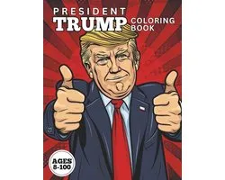 PRESIDENT TRUMP Coloring Book