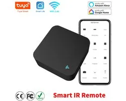 Tuya Smart - IR Afstandsbediening - Stemgestuurd Alexa - Universeel Vervanging - Smart Home - Voor Slimme Gebruikers - Model SmartLife
