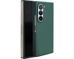 ShieldCase Ultradunne slim case geschikt voor Samsung Galaxy Z Fold 6 hoesje - kunststof telefoonhoesje voor optimale bescherming - Back cover van hardplastic materiaal (donkergroen)