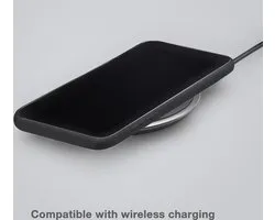 Étui Mobilize compatible avec le HONOR Magic 6 Pro , coque en TPU flexible | Mobilize la couverture arrière en caoutchouc Gelly | Étui Magic 6 Pro | Couverture arrière - Zwart