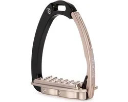 TECH STIRRUP Venice Evo Sloped - Black/Rosegold - Maat 12CM
