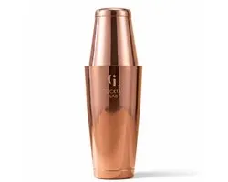 Cocktail Lab Boston Shaker – Cocktail Shaker – Premium 304 RVS – Matte Rosé Goud – Professioneel Lekvrij