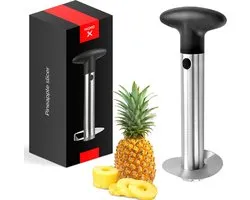 HGMD Ananas Cutter - Ananas Slicer Cutter - Ananas Cutter Peeler - Ananas Drill Ananas Peeler - Acier Inoxydable - Va Au Lave-Vaisselle - Cutter Gain De Temps