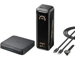 Anker Prime Power Bank Black Myth: Wukong Edition, 20,100mAh 3-Port Portable Charger with 220W, Two-Way Power, TSA-Approved, App Control + Anker-oplaadstation +Anker-oplaadstation, maximaal 150 W snelladen met 3 poorten voor Anker Prime-powerbank