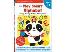 Play Smart Alphabet Age 3+: Preschool Activity Workbook with Stickers for Toddlers Ages 3, 4, 5: Learn Letter Recognition
