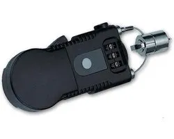 Laptop kabelslot met alarm