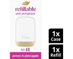 DOVE Anti-Transpirant Refillable Deodorant Starterkit - No. 41 Peony & Pineapple - beschermt tot 72 uur tegen zweet en lichaamsgeur - 35 ml