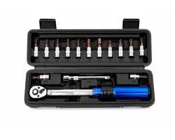 Clé dynamométrique Mahn 1/4 - Clé dynamométrique 2 - 24 N.m. - Set Allen & Torx - embouts de vissage - Outil de vélo