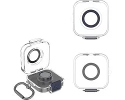 Beschermhoes Oura Ring - Smart Ring Case - Bescherming Dragen - Antislip TPU Materiaal - 5.7x5.9x2.4cm - Donkerblauw