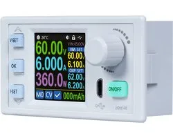 Joy-it JT-PS360 Labvoeding, regelbaar 0 - 60 V 0 - 6 A Smal model