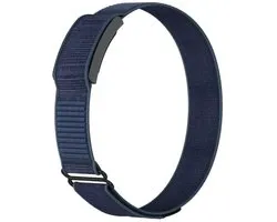 Bracelet Strap-it Biceps en nylon – compatible avec le bracelet Amazfit Helio – confortable, respirant – Bleu foncé