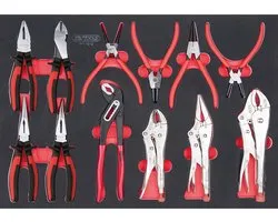KS TOOLS SCS Tangenset 12-delig in 1/1 systeem inlay - 711.1012