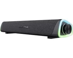 Trust GXT 620 Axon - Soundbar - RGB Verlichting - 12W Piekvermogen - USB-gevoed - Zwart
