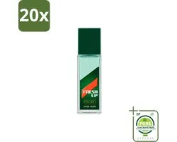 20 x Fresh Up - Aftershave Lotion - Original - Depper - 100 ml - Grootverpakking - Vaatwasstrips - Aftershave Lotion - Scheren - Huid Verzorging - Menthol - Hamamelis