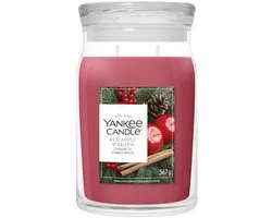 Yankee Candle Signature Couronne de Apple rouges Grand pot