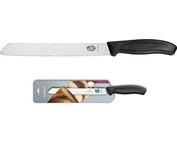 Couteau à pain Victorinox SwissClassic - 21 cm - Zwart