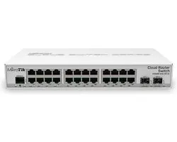 Mikrotik CRS326-24G-2S+IN netwerk-switch Managed Gigabit Ethernet (10/100/1000) Power over Ethernet (PoE) Wit