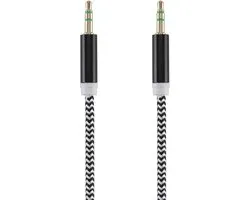 Tellur TLL311071 audio kabel 1 m 3.5mm Zwart, Wit